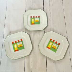 Vintage Green & Orange
Boulangerie French Bakery
Octagonal Dessert Plates Set